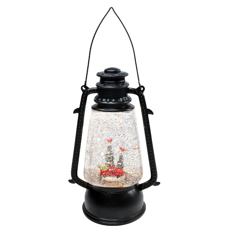 truck snowglobe | led hurricane lantern