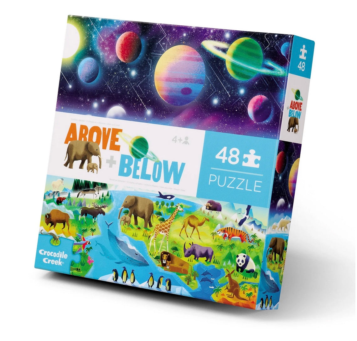 48 pc earth + space | above + below puzzle