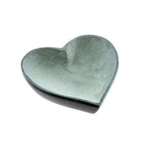 full heart | grey soapstone dish