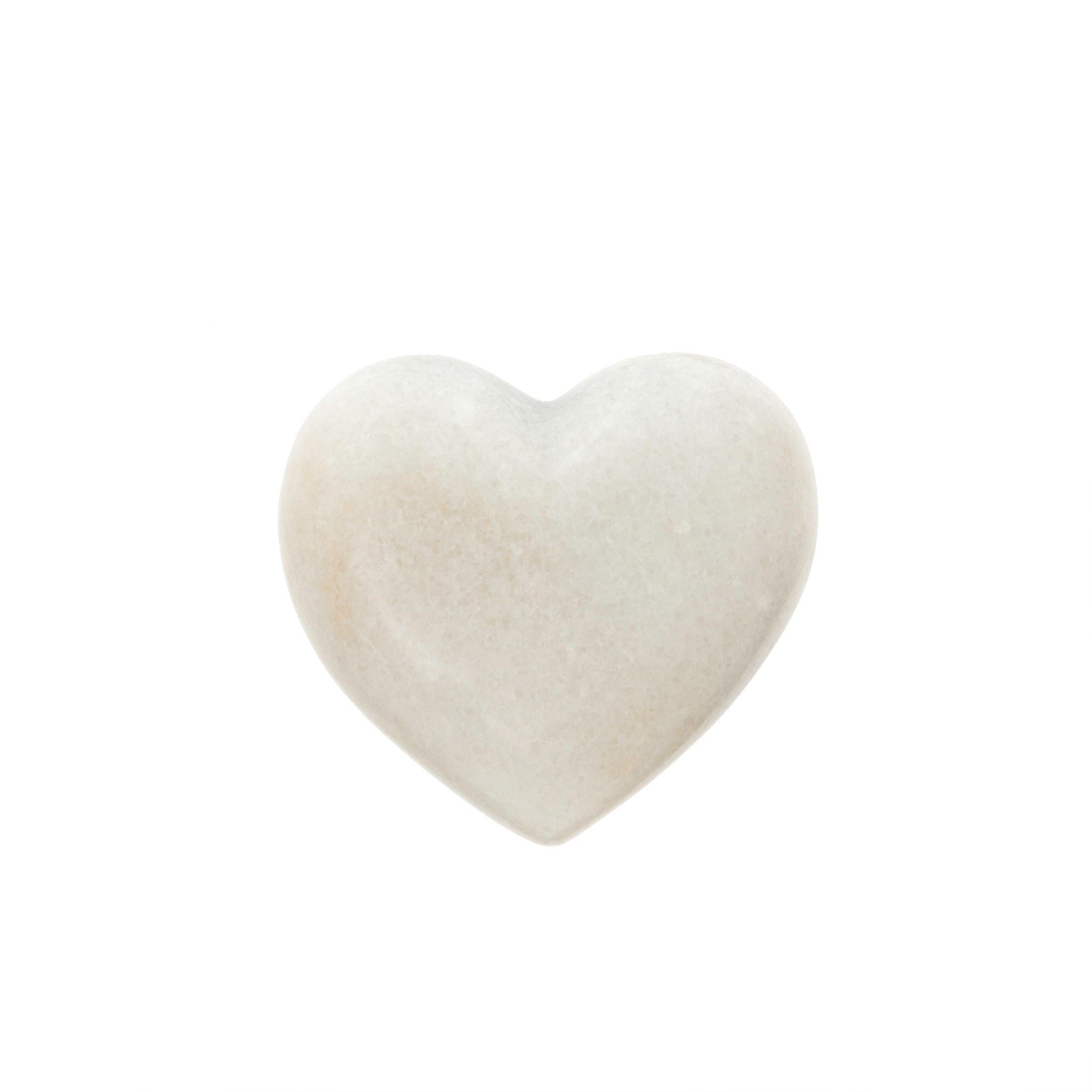 full heart | white medium marble