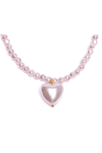 pink pearl | necklace