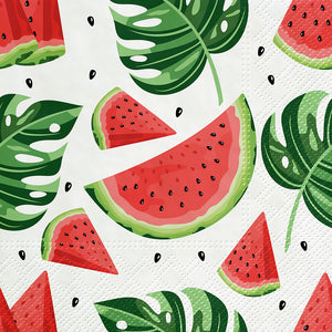 tasty watermelons | luncheon napkins