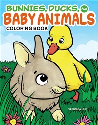 bunnies, ducks + baby animals | colouring book