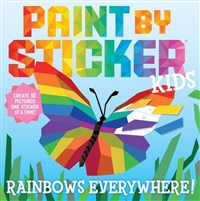 rainbows everywhere | paint by sticker kids