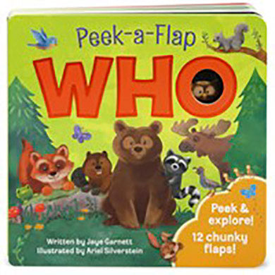 who | peek a flap book