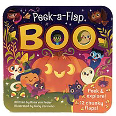 boo | peek a flap book