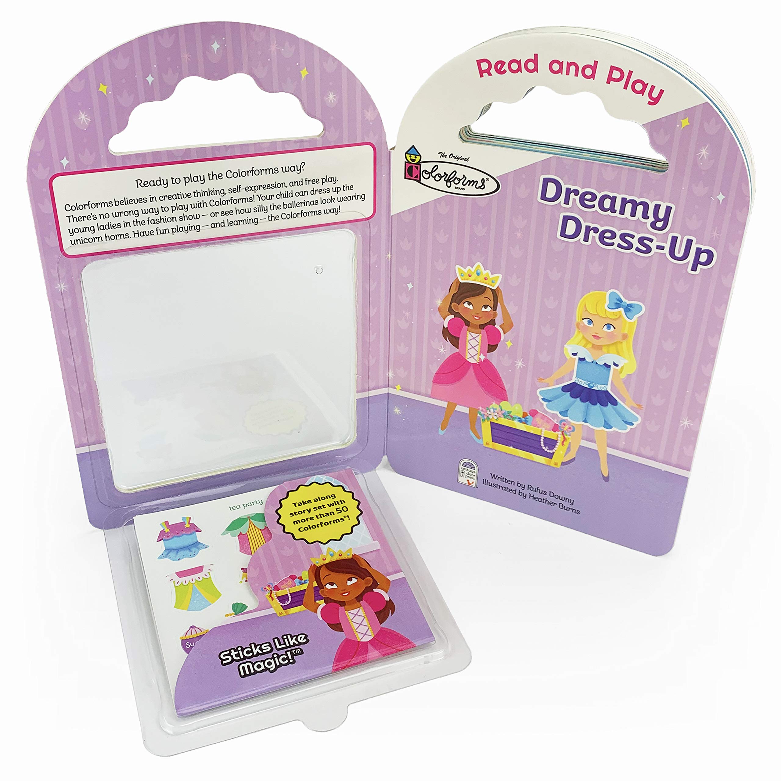 Dreamy Dress-Up (Colorforms) [Book]