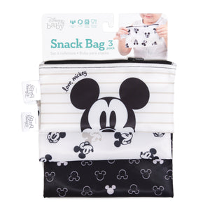 love mickey | 3 pk reusable snack bags