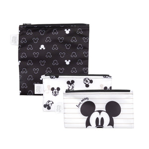 love mickey | 3 pk reusable snack bags