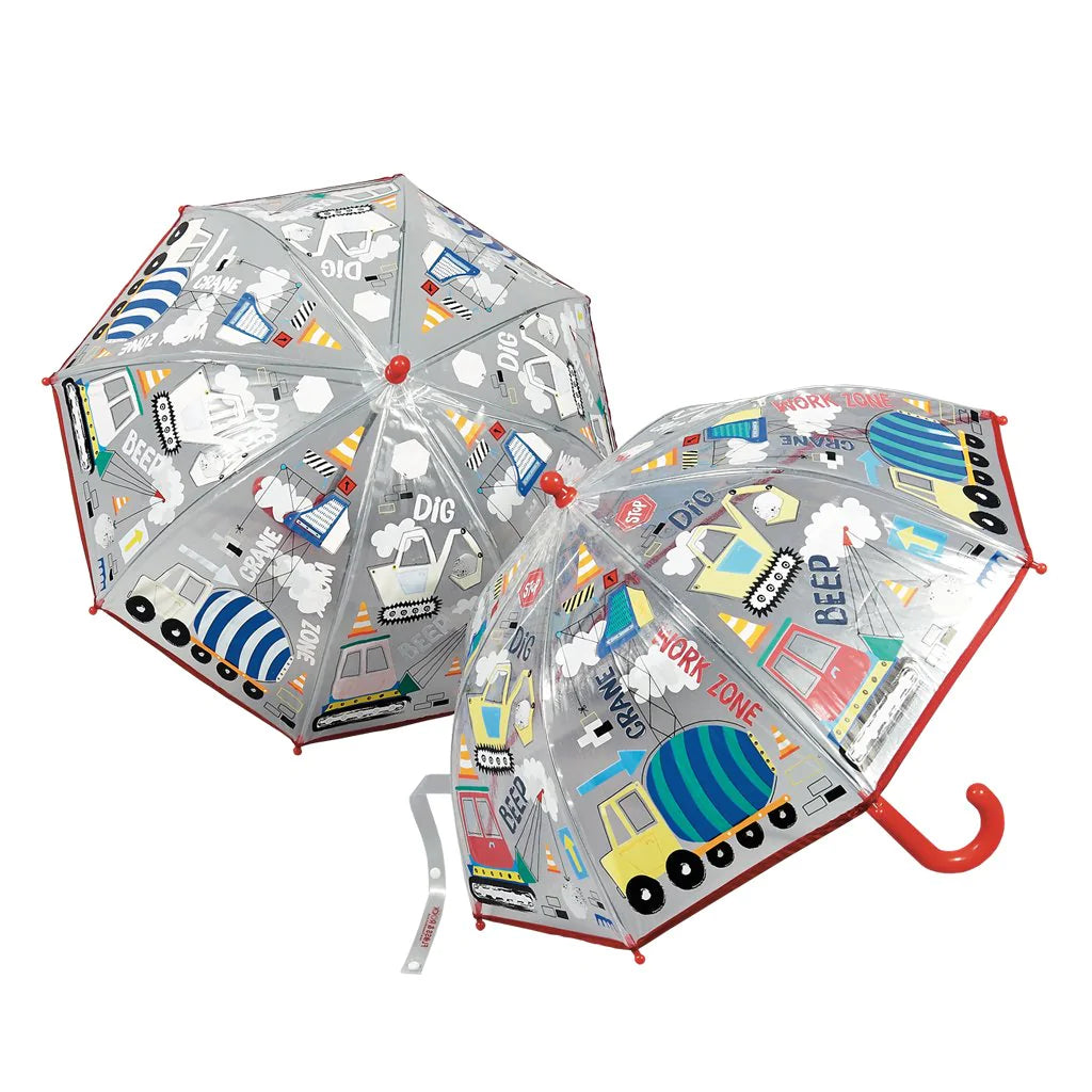 construction | transparent colour changing umbrella