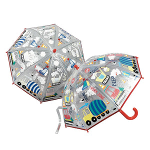 construction | transparent colour changing umbrella