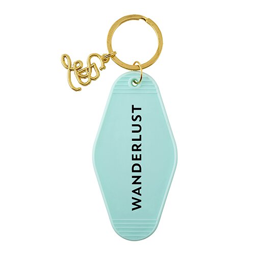 wanderlust | vintage key tag