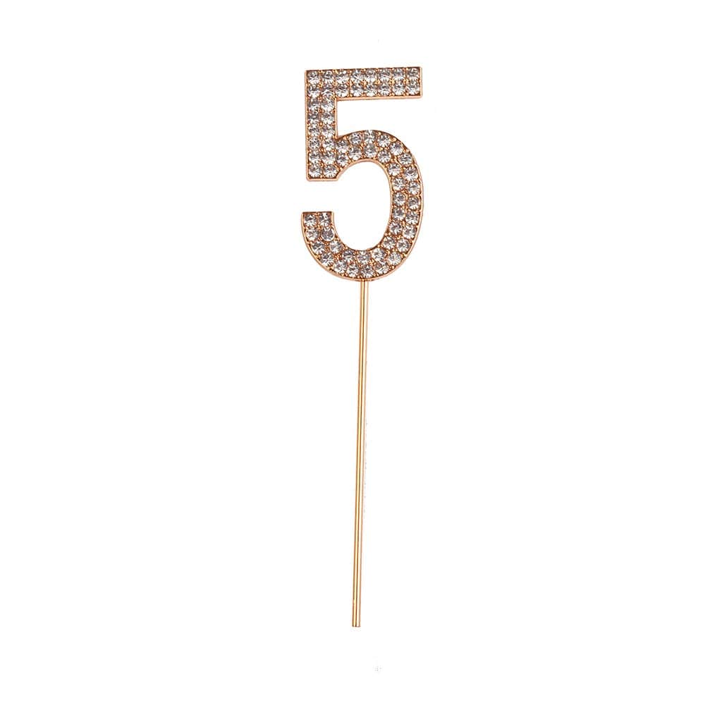 rhinestone | cake topper numbers