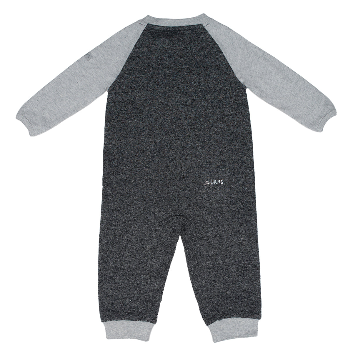 raglan graphite black  |  organic playsuit