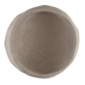 paper mache | grey bowl