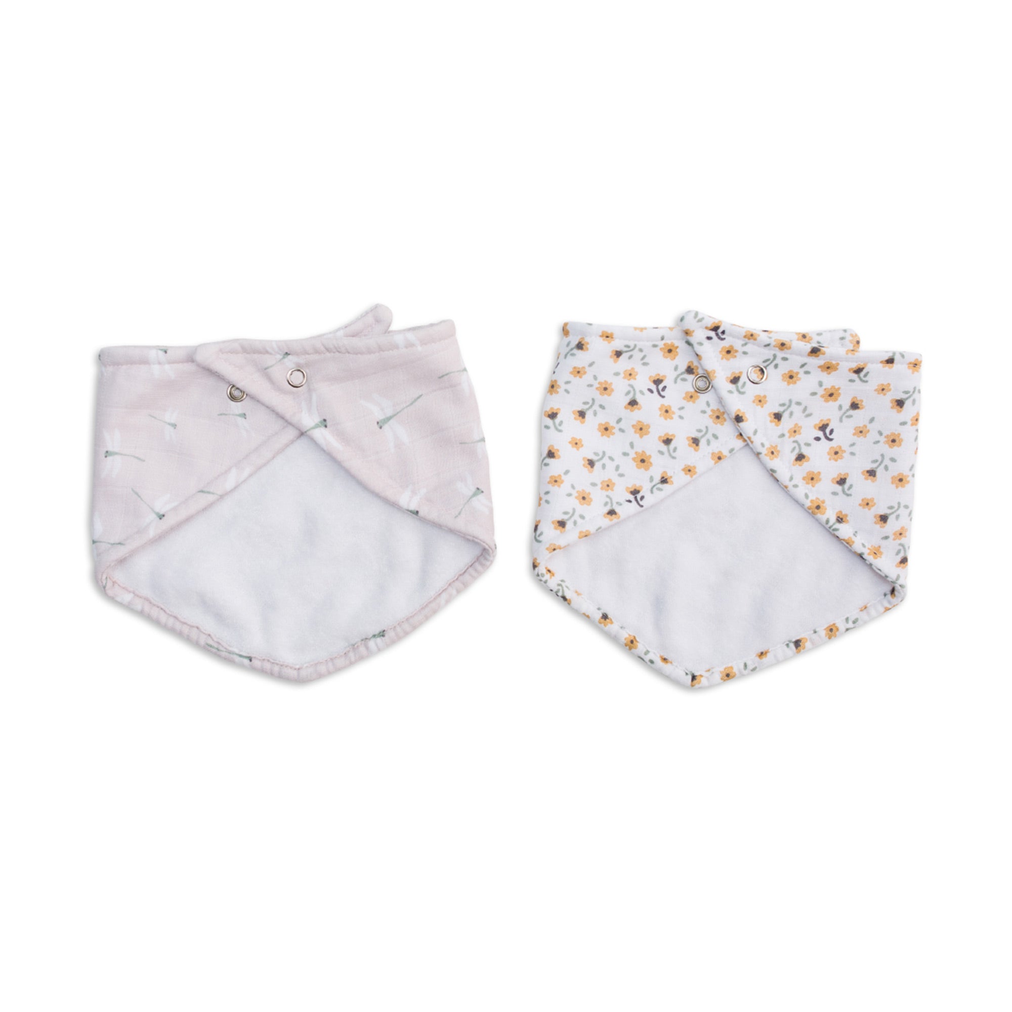 dragonfly + floral | bandana bibs