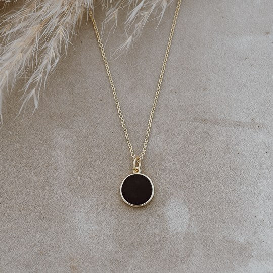 posh | black onyx necklace