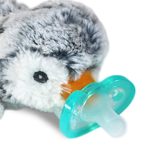 grey penguin | razbuddy paci jollypop holder