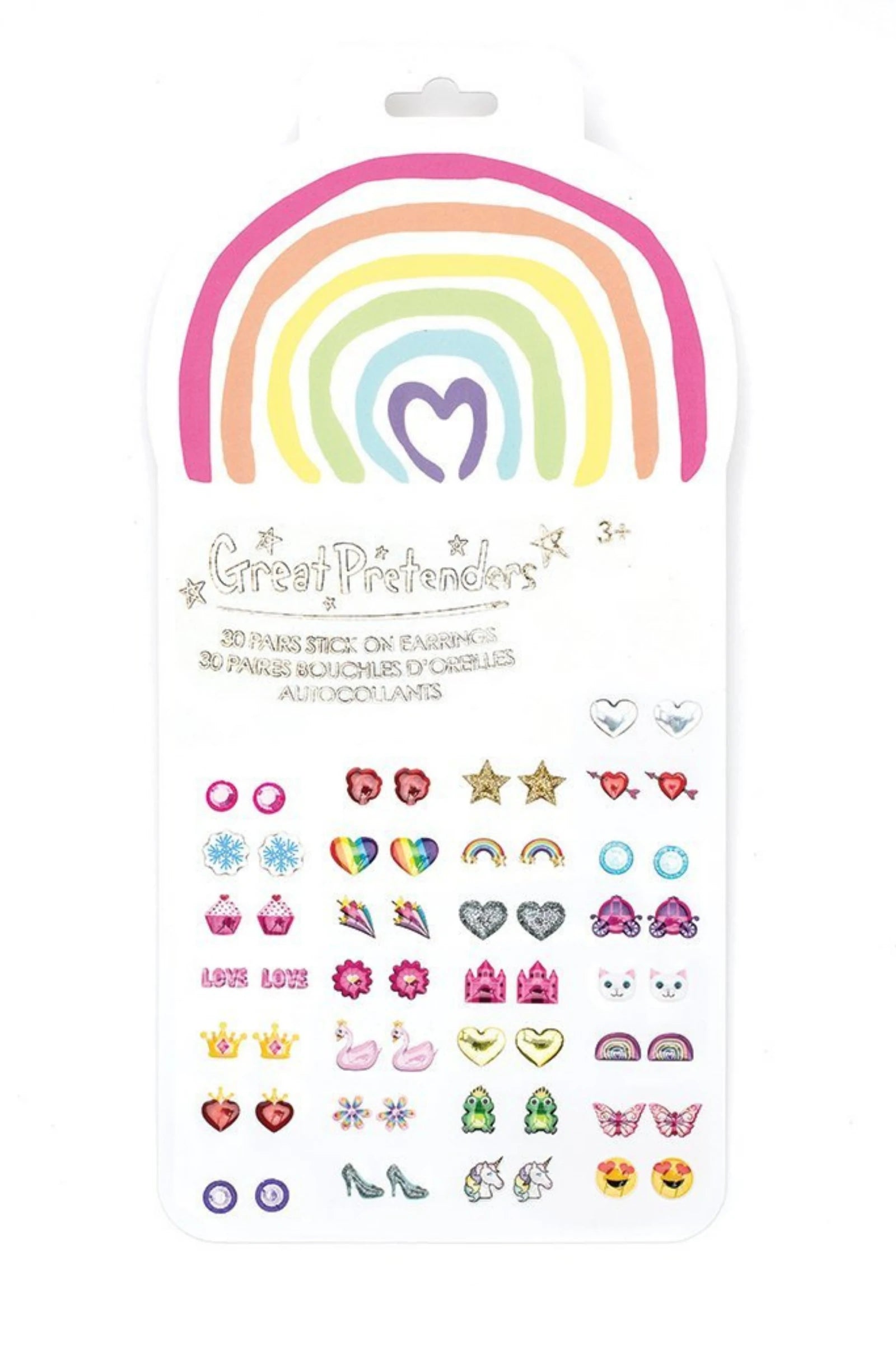 rainbow love | sticker earrings