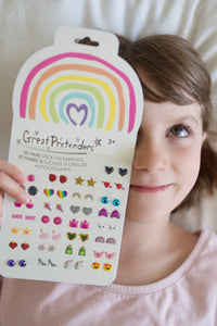 rainbow love | sticker earrings