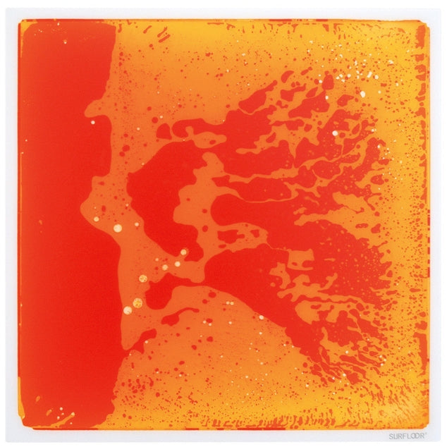 orange | gel floor tile