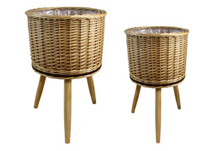 rattan | planter set