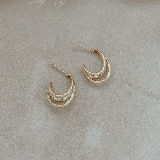 united | hoop earrings