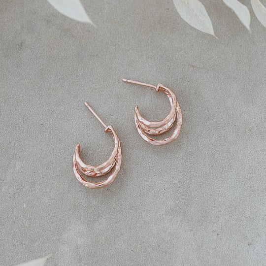 united | hoop earrings