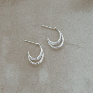 united | hoop earrings