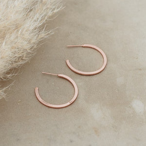 vista hoop earrings