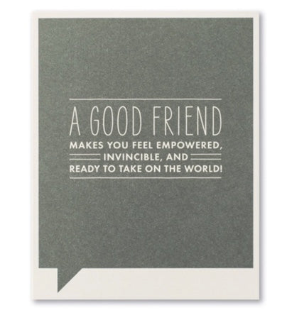 a good friend | friendship card