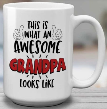 awesome grandpa | mug