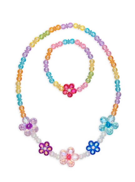 blooming beads | necklace and bracelet set