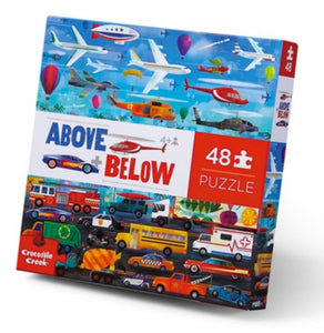 48 pc things that go | above + below puzzle