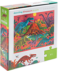 60 pc dazzling dinosaurs | puzzle