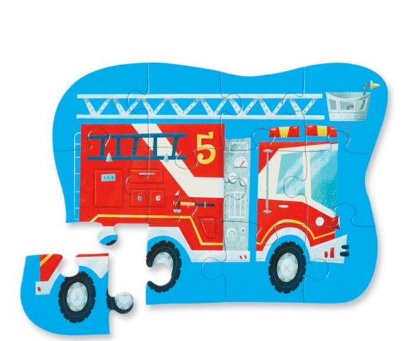 12 pc firetruck | mini puzzle