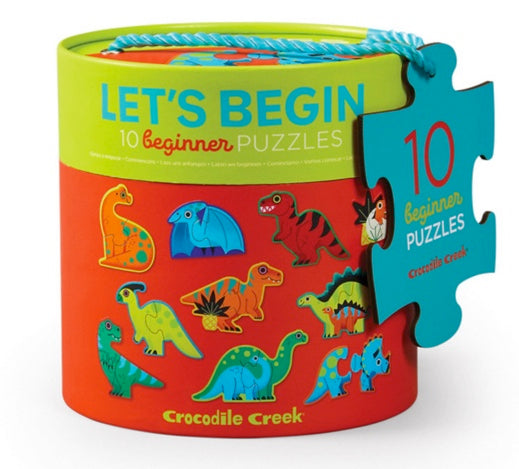 2 pc dinosaur | let's begin puzzle