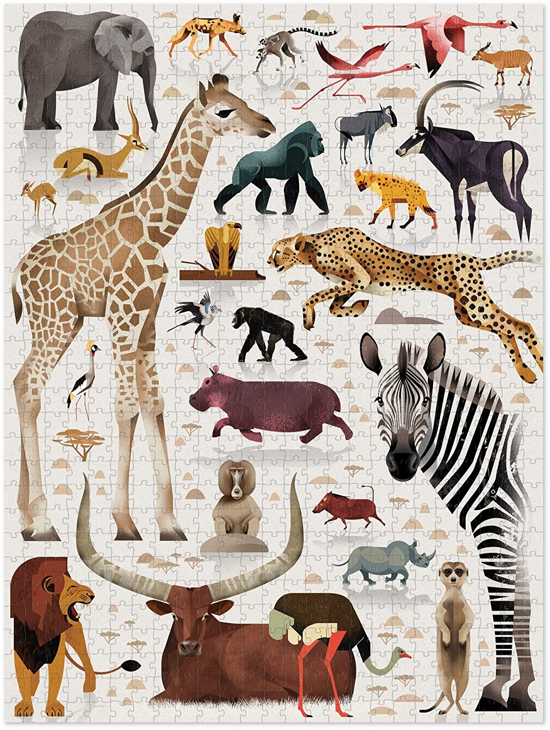 750 pc world of african animals| puzzle