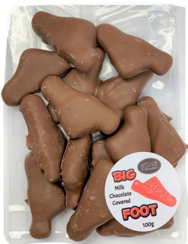 chocolate dipped big feet