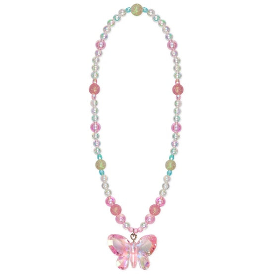 fancy flutter | light pink necklace