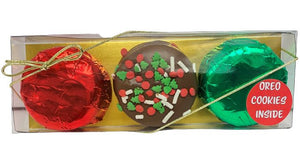 festive | milk chocolate covered oreo