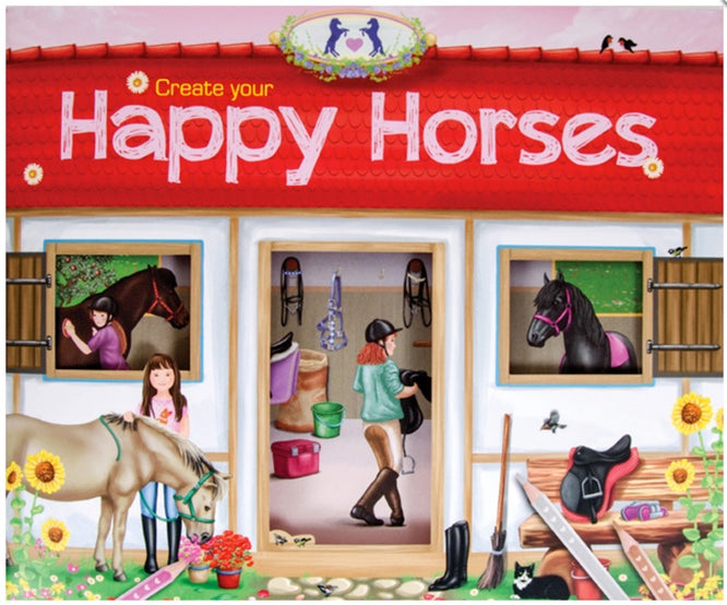 happy horses | activity sticker book