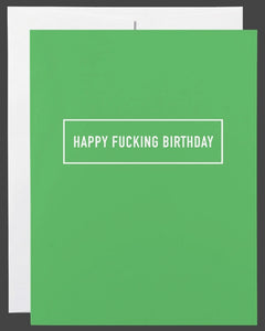 happy f birthday | sweary card