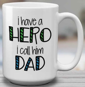 hero dad | mug