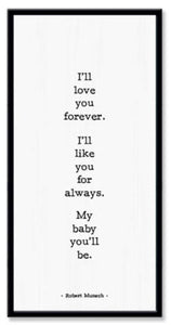 i'll love you forever | sign