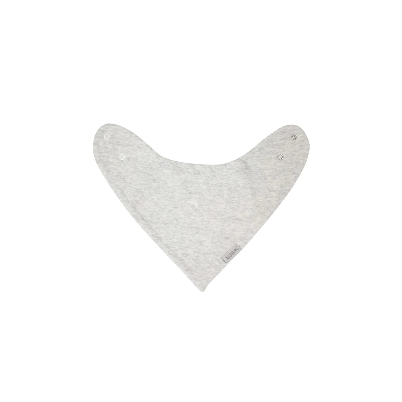 light grey + rosewater fleck | bandana bibs