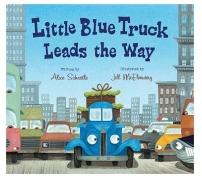 little blue truck leads the way | book