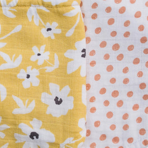 wildflowers + dots | bandana bibs