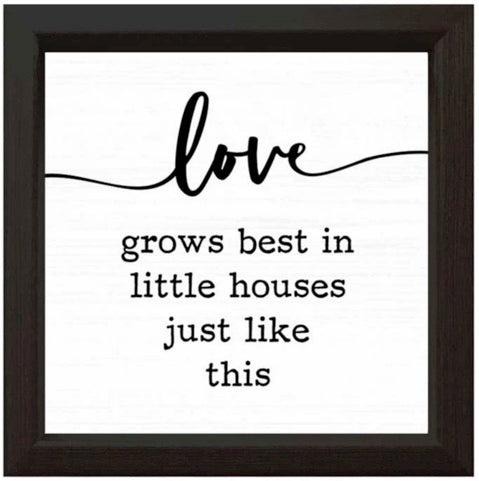 love grows best | sign