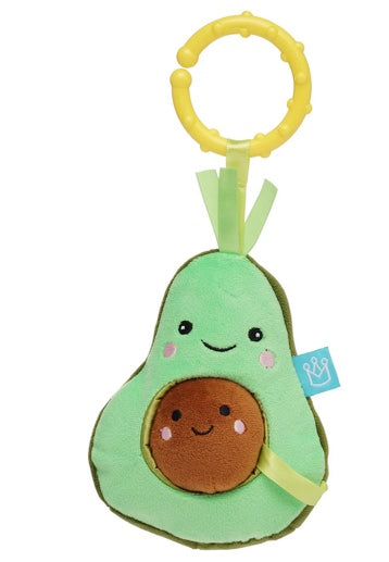 avocado | teether rattle